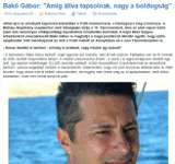 Fidelio: Tánc - Bakó Gábor: "Amíg állva tapsolnak, nagy a boldogság" 2012. szeptember 19.